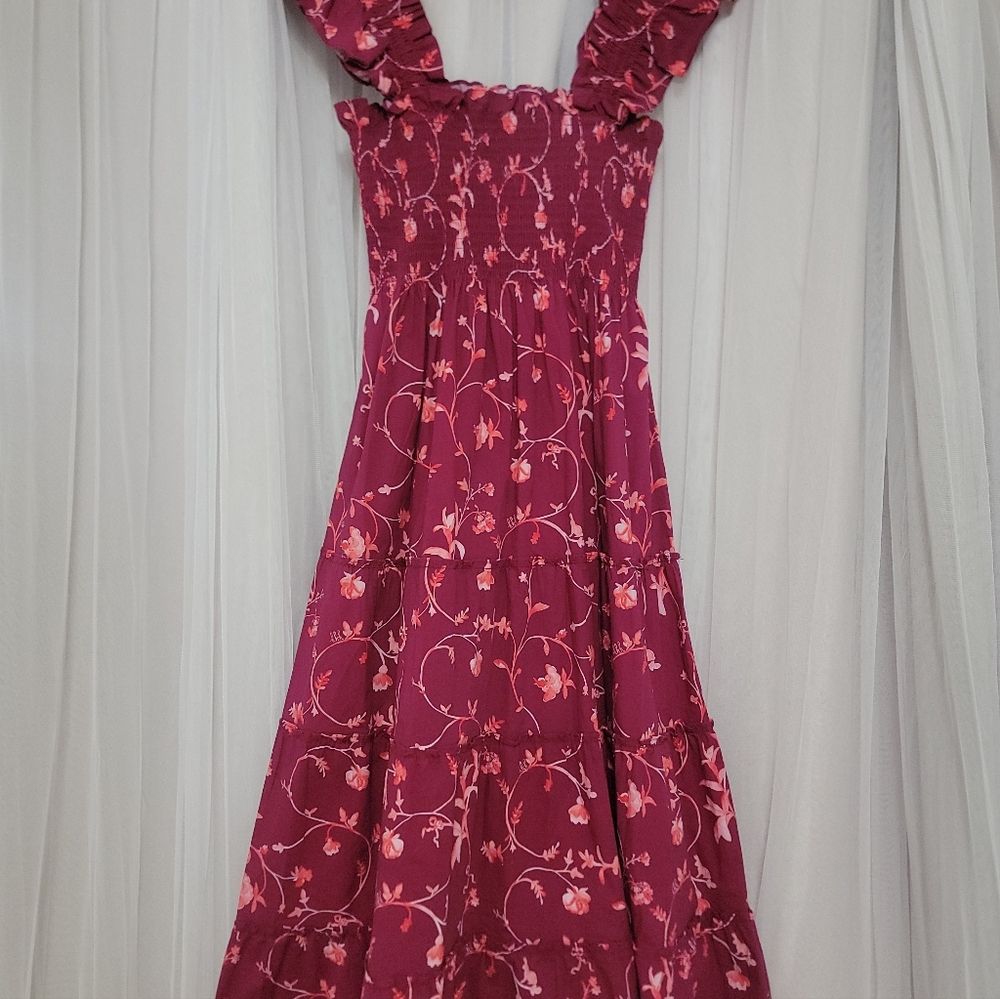 Hill House Nap Dress Burgundy XS - Picture 2 of 2